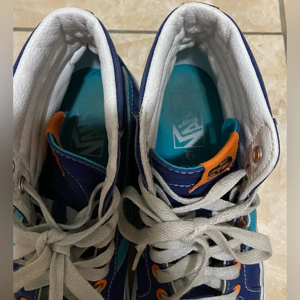 Rare Vans Limited Edition High‎ Top NY Islanders Hockey fisherman Youth 6